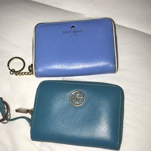 Kate spade and Tory Burch key hole wallets